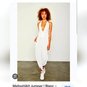 We Are HAH MelisHAH jumpsuit NWT white size medium.